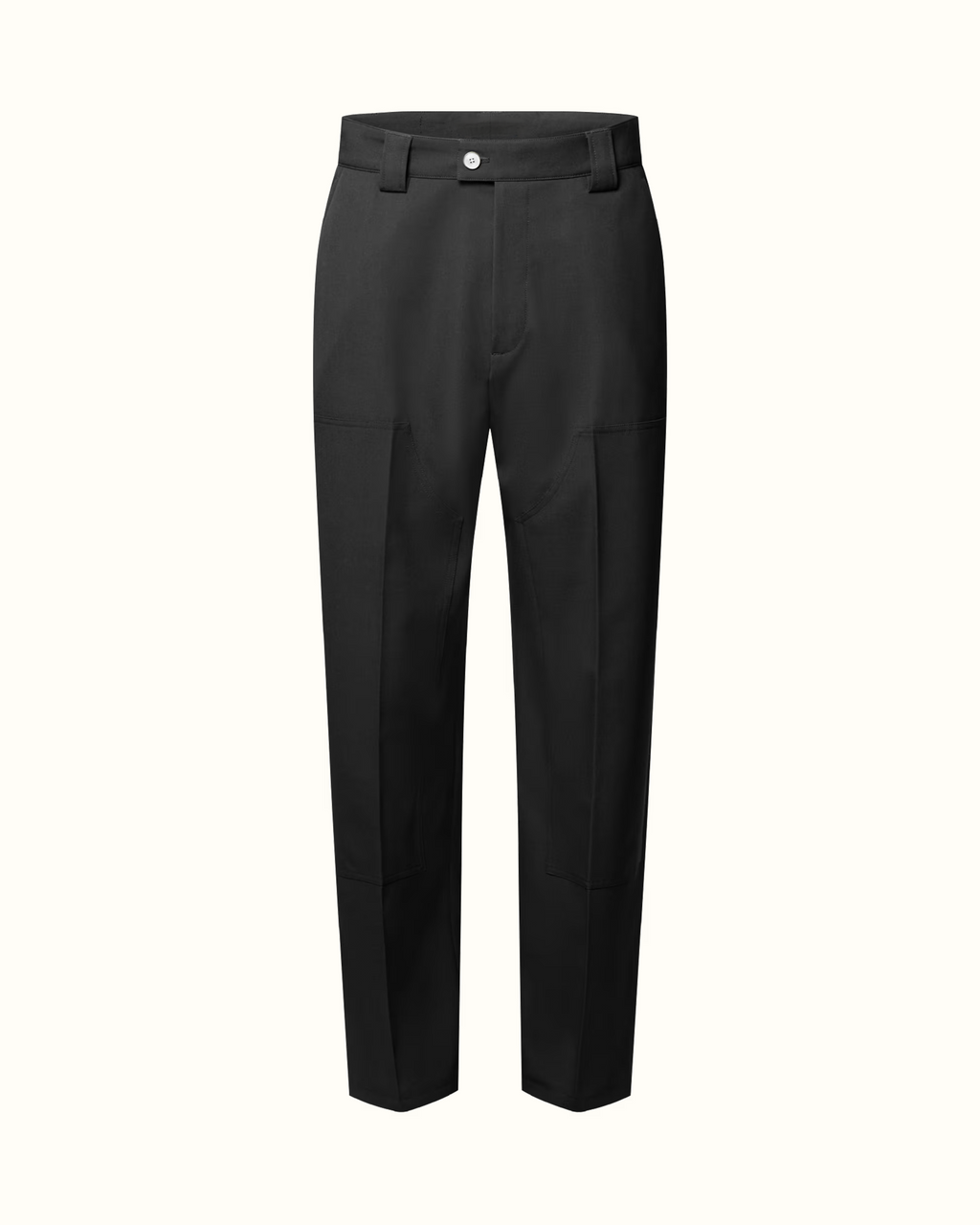 Tailored black carpenter pants UK designer streetwear VIVIYVESS