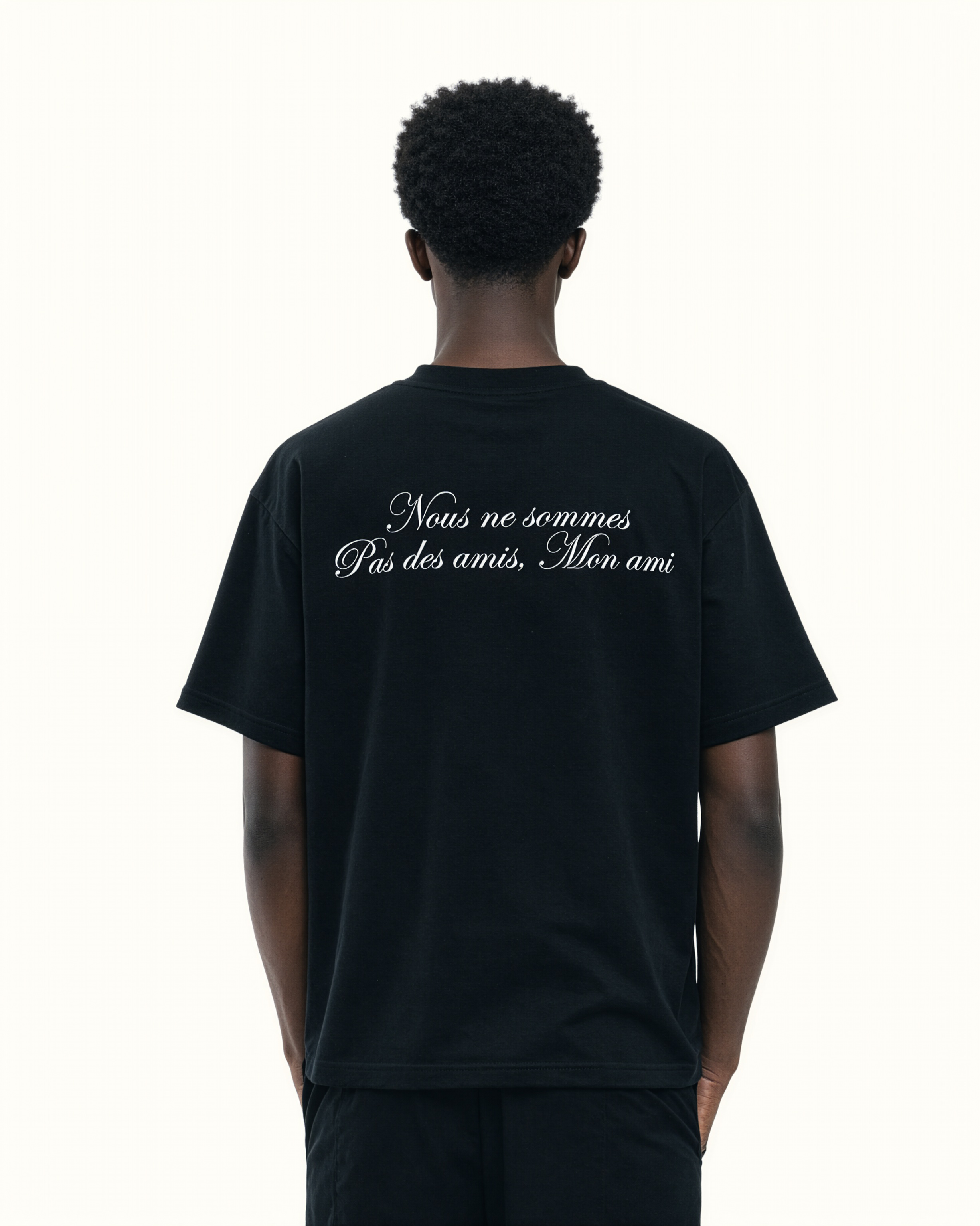 Pas Des Amis T-shirt Black